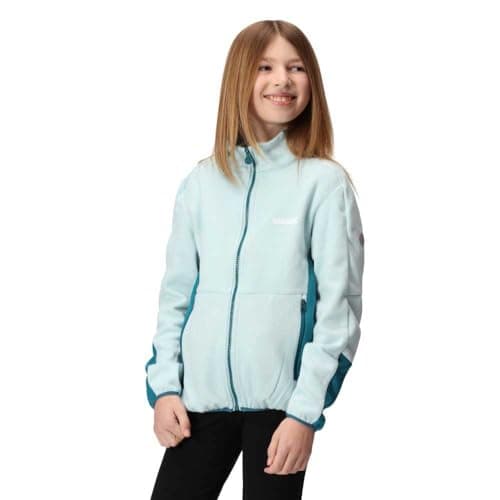 Image of Regatta Junior Highton Winter Full Zip IV Fleece, SeaHze/Glfst, 3-4 años