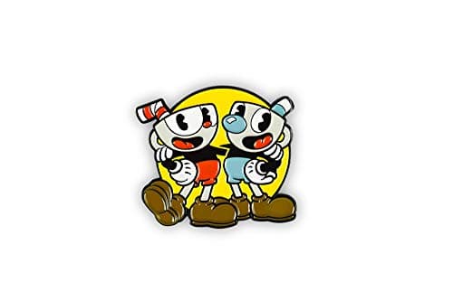 Image of Cuphead & Mugman Pin | Official Cuphead Collectible Pin | Measures 2 Inches