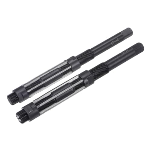 Image of sourcing map 2pcs Hand Reamer Set 21mm-23mm 23-26mm Adjustable H8, Metric Reamers Drill Bit for Metal Wood Hole Reaming, 6 Straight Flutes