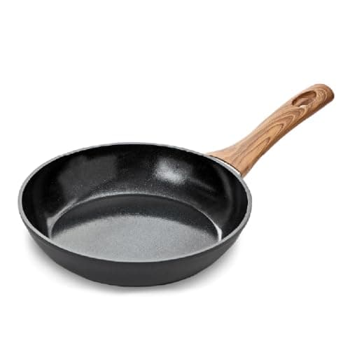 Image of Blackmoor 20cm Frying Pan with Wood Effect Bakelite Handle/Non-Stick Ceramic-Coated Skillet, PFAS-Free, Suitable for All Hob Types/Sherwood Classic Range 65309
