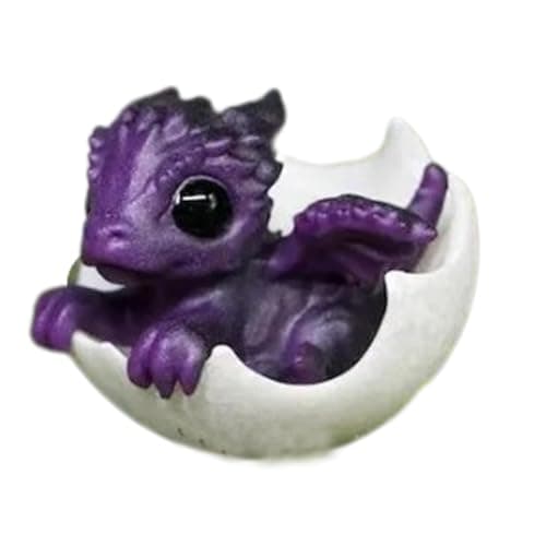 Image of Printed Tiny Cute Dragon, Newborn In Egg, Baby Figurine, Resin Art Desktop Ornaments For Home Offices