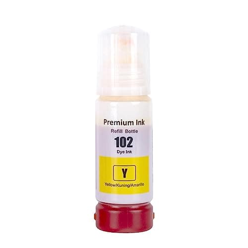 Image of Go Inks 1 Yellow 70ml Ink Bottle to replace Epson 102 Compatible/non-OEM for EcoTank Printers