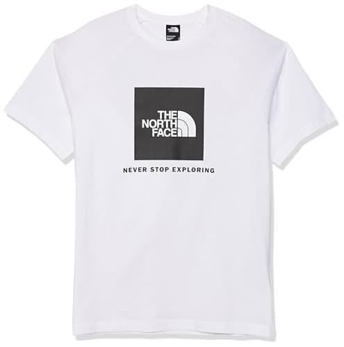 Image of The North Face Men's S/S Raglan Redbox T-Shirt, TNF White, L