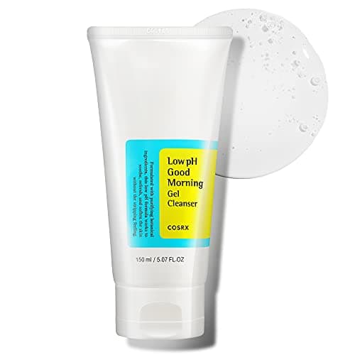 Image of COSRX Low pH Good Morning Gel Cleanser, 5.07 fl.oz / 150ml | Mild Face Cleanser | Korean Skin Care for Acne Prone Skin, PH Balancing, Anti Acne, Breakouts Treatment