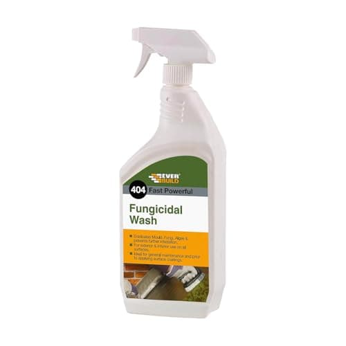 Image of Everbuild 404 Fast Powerful Fungicidal Wash – Removes Lichens, Fungi and Algae – Exterior and Interior use – 1 litre