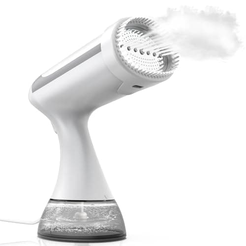 Image of Steamer for Clothes 1500W, Clothes Steamer for Home,Office,Travel,Portable Handheld Garment Steamer Upgraded 300ML Large Capacity Water Tank, Wrinkle Remover
