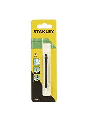 Image of STANLEY STA53237-QZ Tile and Glass Drill Bit, 6 mm