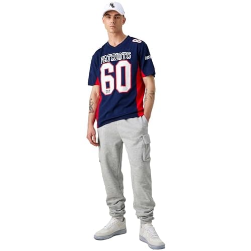 Image of Fanatics NFL New England Patriots Players Poly Mesh Navy, blue, XXL