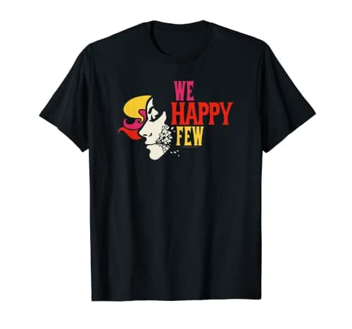 Image of We Happy Few Shattered Mask T-Shirt