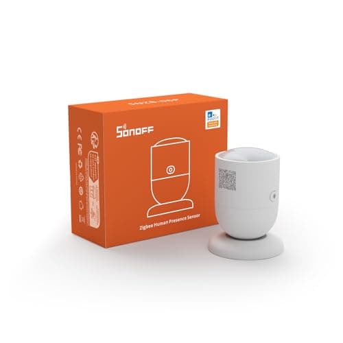 Image of SONOFF SNZB-06P Zigbee Human Presence Sensor, 5.8GHz Microwave Radar Built-in Light Detector Motion Sensor, High Precision Detects, Supports Alexa, Google Home and Home Assistant