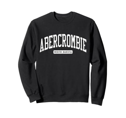 Image of Abercrombie North Dakota ND JS03 College University Style Sweatshirt