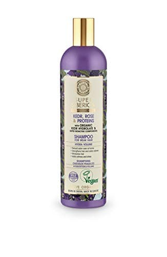 Image of Natura Siberica Super Kedr, rose & proteins. Shampoo for Weak Hair, 400 ml