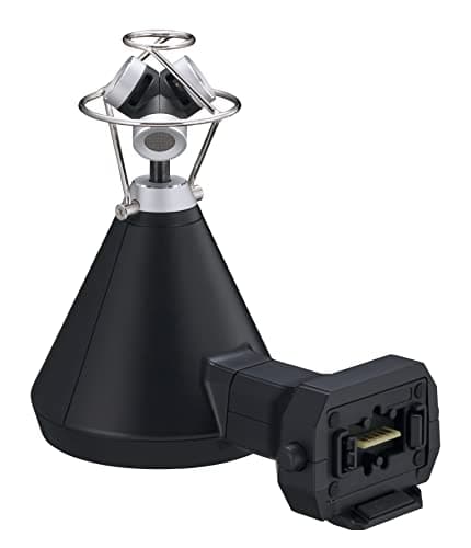 Image of Zoom VRH-8 Ambisonic Microphone Capsule for 360° Audio Recording – Ideal for VR, AR and 3D Sound, professional surround sound, black