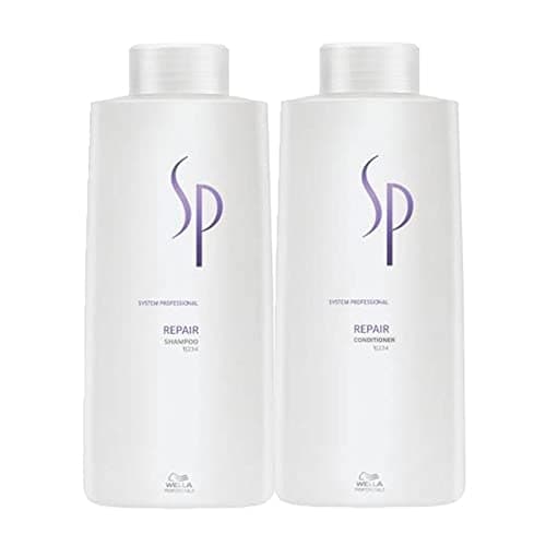 Image of Wella SP Repair Shampoo 1000ml and Conditioner 1000ml