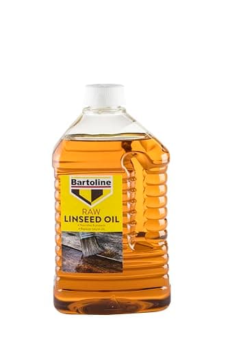 Image of Bartoline Raw Linseed Oil 2L – Natural Wood Protector & Water-Resistant Treatment for Furniture, Stone & Sports Equipment