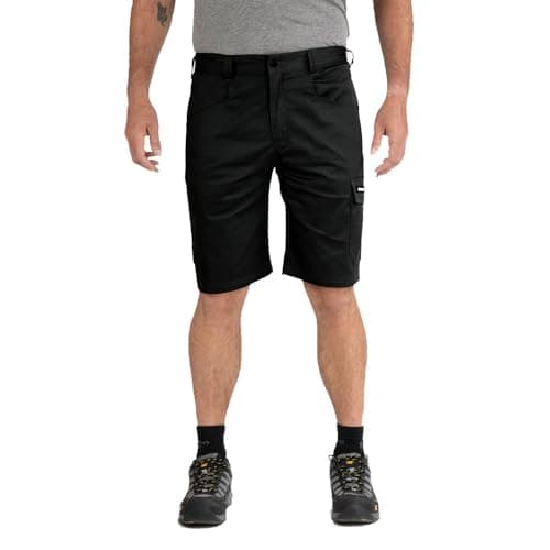 Image of Caterpillar CAT Men's Classic Fit Work Cargo Short Stretch Tracker Shorts, Black, 32