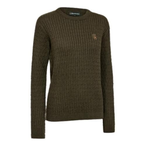 Image of Deerhunter Woman's Jumper Lady Harrington Cable Knit C44C44 Brown