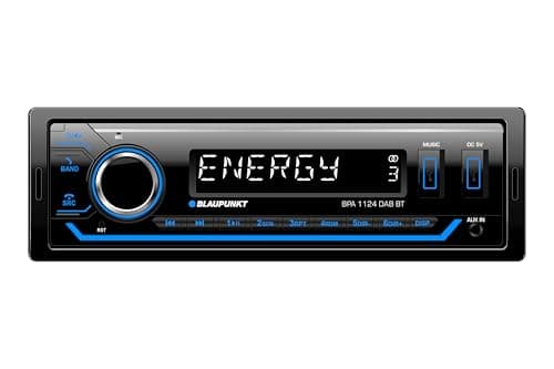 Image of Blaupunkt BPA 1124 Dab BT, 1-DIN car radio, Dab+, Bluetooth, USB, auxiliary input, subwoofer output, multi-coloured, 4x50 Watts, 12V