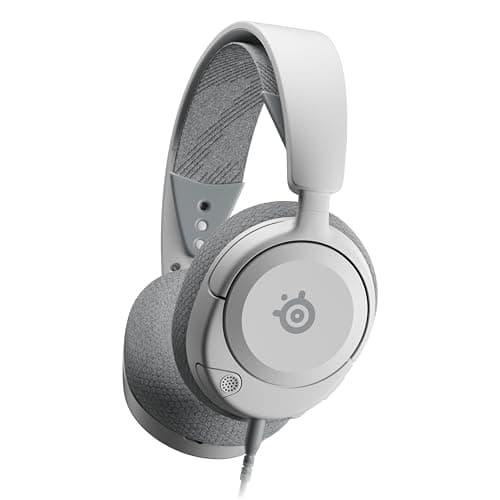 Image of SteelSeries NEW Arctis Nova 1 Multi-System Gaming Headset — Hi-Fi Drivers — 360° Spatial Audio — Comfort Design — Durable — Ultra Lightweight — Noise-Cancelling Mic — PC, PS5/PS4, Switch, Xbox - White