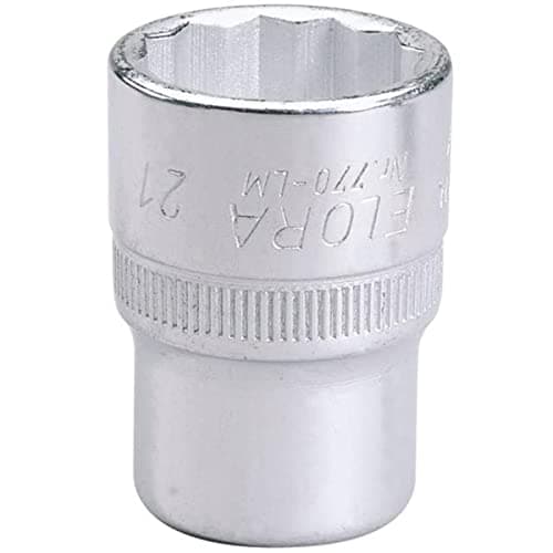 Image of Draper 24666 1/2-inch Drive 21mm Bi-Hex Socket