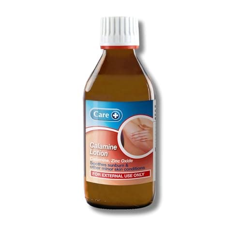 Image of Care Calamine Lotion 200ml, Mild Antiseptic and Astringent, Relieves Symptoms of Suburn and Minor Skin Conditions, Soothes Eczema, Rashes and Chickenpox