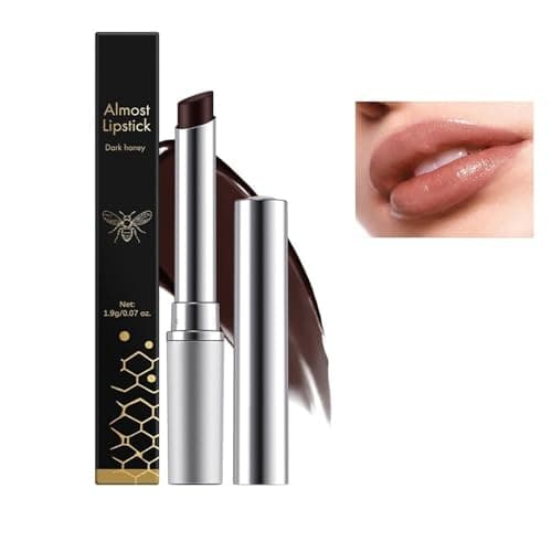 Image of Honey Lipstick - Hydrating Black Tinted Lip Balm for Women, Long-Lasting Moisturizing Lip Care with Natural Nourish, Deep Black Cherry Shade for Daily Makeup & Dry Lips Treatment