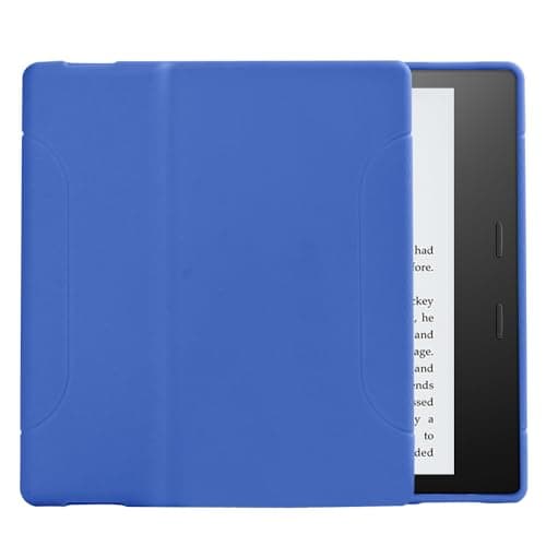 Image of Young me Case for All-New Kindle Oasis (10th Generation, 2019 Release and 9th Generation, 2017 Release) - Slim Fit TPU Gel Protective Cover Case for All-New Kindle Oasis E-Reader 7" (Blue)