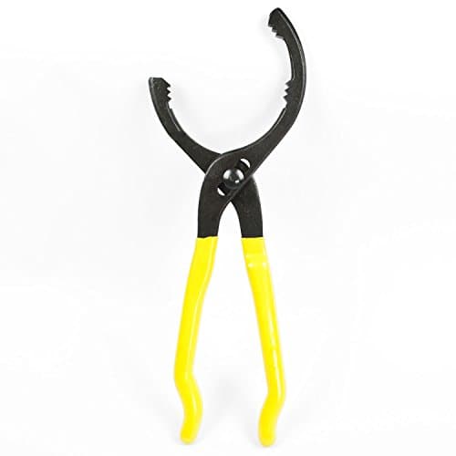 Image of TekBox 12 inch Adjustable Oil Filter Wrench/Pliers/Plier/Oil Filter Removal Hand Tool/Self Adjusting