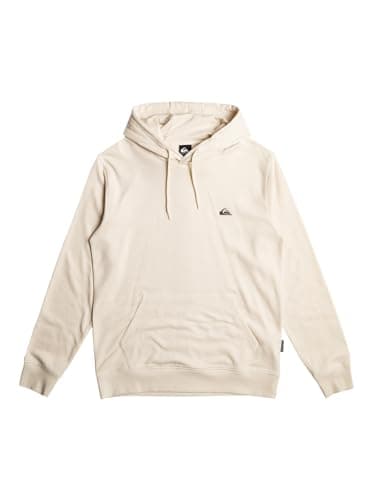 Image of Quiksilver Fleece sweater BASIC HOODIE YOUNG MEN Men White M