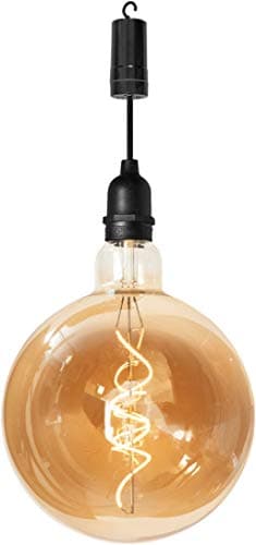 Image of Luxform Lighting Sphere Battery Powered Pendulum Hanging Light with 24 Hour Timer