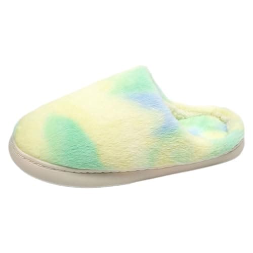 Image of TYUIOP Wide Fitting Slippers for Women Slippers Women Boots Mens Size 6 Moccasin Men Size 11 Stitch for Plantar Fasciitis Womens UK Slides