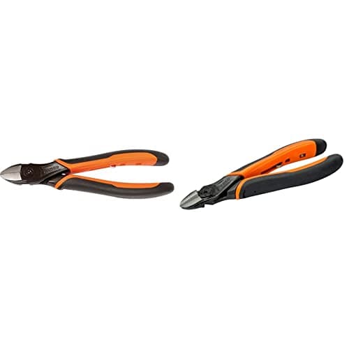 Image of Bahco 2101G-180 2101G Ergo Side Cutting Plier, 180mm Length & BAH2101G-160 Ergo Side Cutting Pliers