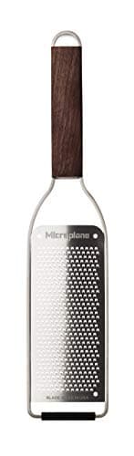 Image of Microplane Kitchen Grater Fine for Hard Cheese, Citrus Fruits, Garlic, Chili, Cinnamon and Nutmeg with Stainless Steel Blades - Made in USA