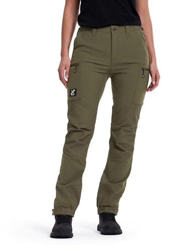 Image of RevolutionRace Nordwand Highwaist Stretch Trousers for Women, Durable Hiking Trousers, Walking Trousers and Working Trousers with High Waist for All Outdoor Activities, Grape Leaf, S