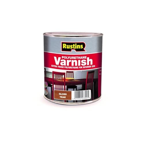 Image of RUSTINS POGT250 Polyurethane Varnish, Teak Gloss, 250 ml