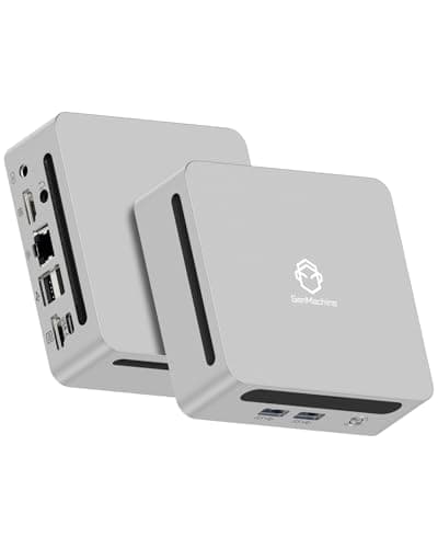 Image of GenMachine Mini PC AMD Ryzen 7 5700U (up to 4.3GHz) 8c/16t 32GB DDR4、1TB SSD & M.2 NVME AMD Redeon Vega8 Wifi6/BT5.2/HDMI/4K Mini Desktop PC for Business/School/Office Micro pc