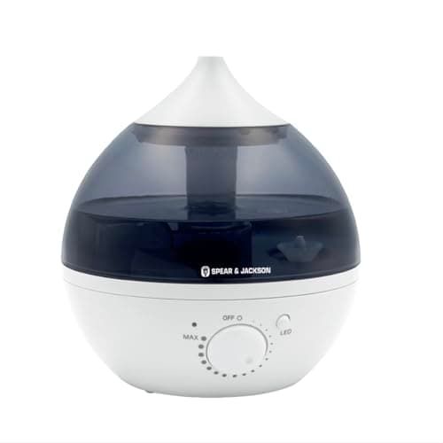 Image of Spear & Jackson 37715 1L Aroma Diffuser and Humidifier/Night Light Function/Quiet and Compact / 18 Mist Output Levels