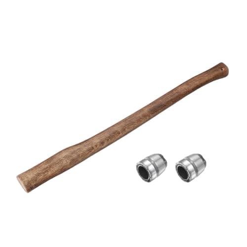 Image of sourcing map Wood Axe Handle Replacement 35.4" Universal Hickory Hatchet Handle with Round Wedges for Camp Gardening Axe