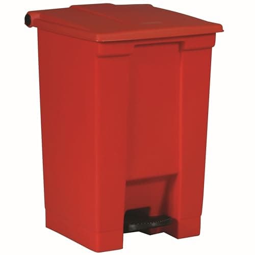 Image of Rubbermaid Commercial Products Step-On Container 45 Litre Red FG614400RED