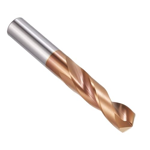Image of PATIKIL 8mm Drill Bit, Carbide Twist Jobber Bits Straight Shank 130° for Drilling Hard Metal Alloy Steel Stainless Steel Titanium Alloys - 1 Pack