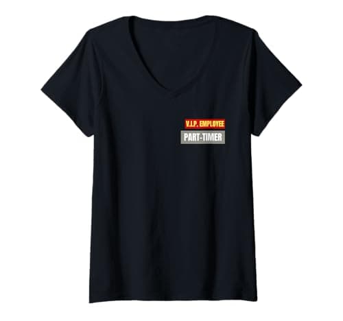 Image of Womens The Company Uniform - Part-Timer V-Neck T-Shirt