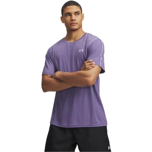 Image of Under Armour Mens 2.0 Short Sleeve T-Shirt Purple Tape XXL