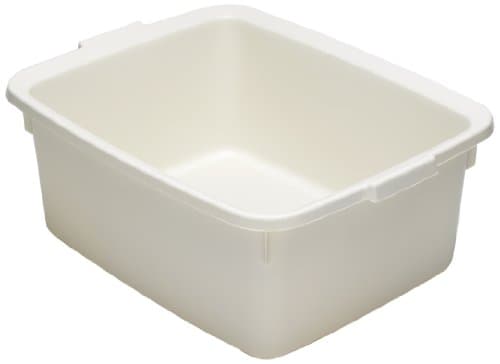 Image of Addis 502814 Plastic Butler Large Rectangular Bowl, Linen Cream, 12.5 Litre