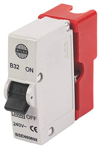 Image of Wylex B32 32A Type B SP Standard MCB