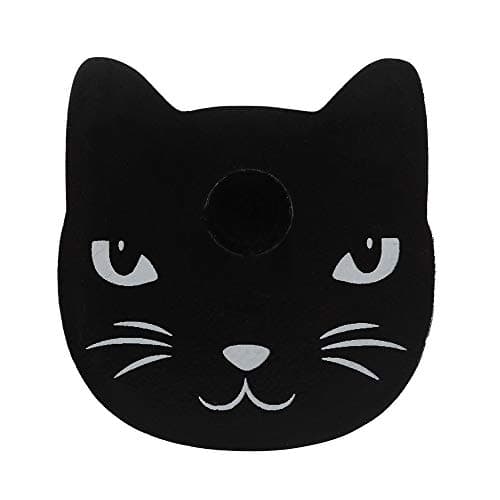 Image of Cat Design Black Mini Spell Candle Holder
