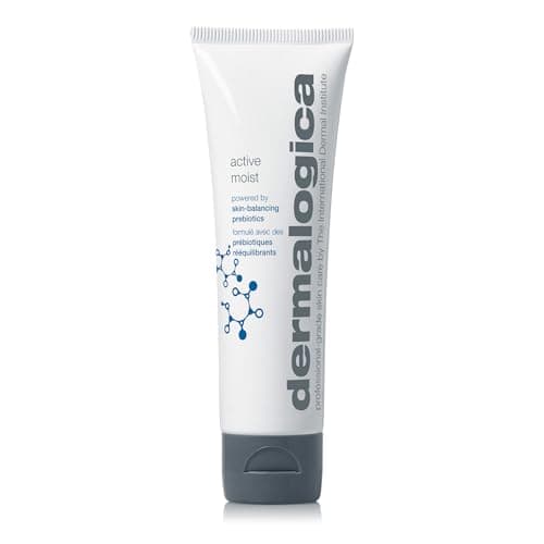 Image of Dermalogica Active Moist Moisturiser - Provides Oil-free Hydration, Easy-to-apply Formula, for Smooth, Glowing Skin, with Silk Amino Acids, Gluten-Free, Vegan - Day or Night Use, 50ml