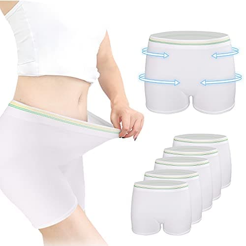 Image of GOOKALA Postpartum Pants,Pack of 5 Maternity Pants After Birth Seamless Underwear C Section Breathable Comfortable Panties (L/XL)