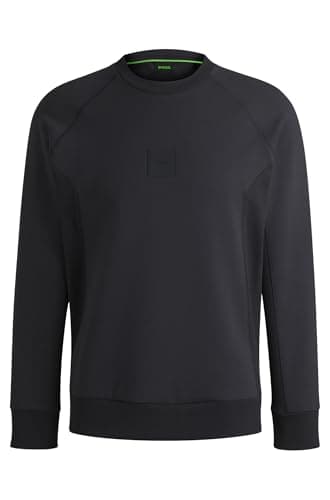Image of BOSS Men's Salbo Rib 10269980 01 Sweatshirt, Dark Blue402,