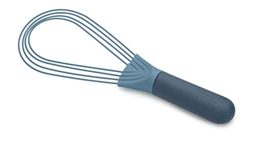 Image of Joseph Joseph Twist Whisk- 2 in 1 - flat and balloon whisk - Suitable for non-stick cookware, Silicone, Blue
