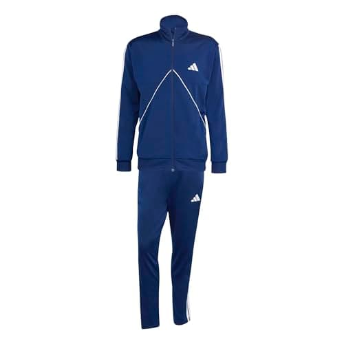 Image of adidas Men's SPORTSWEAR TRICOT TIRO INSPPIRED TRACKSUIT, dark blue, M